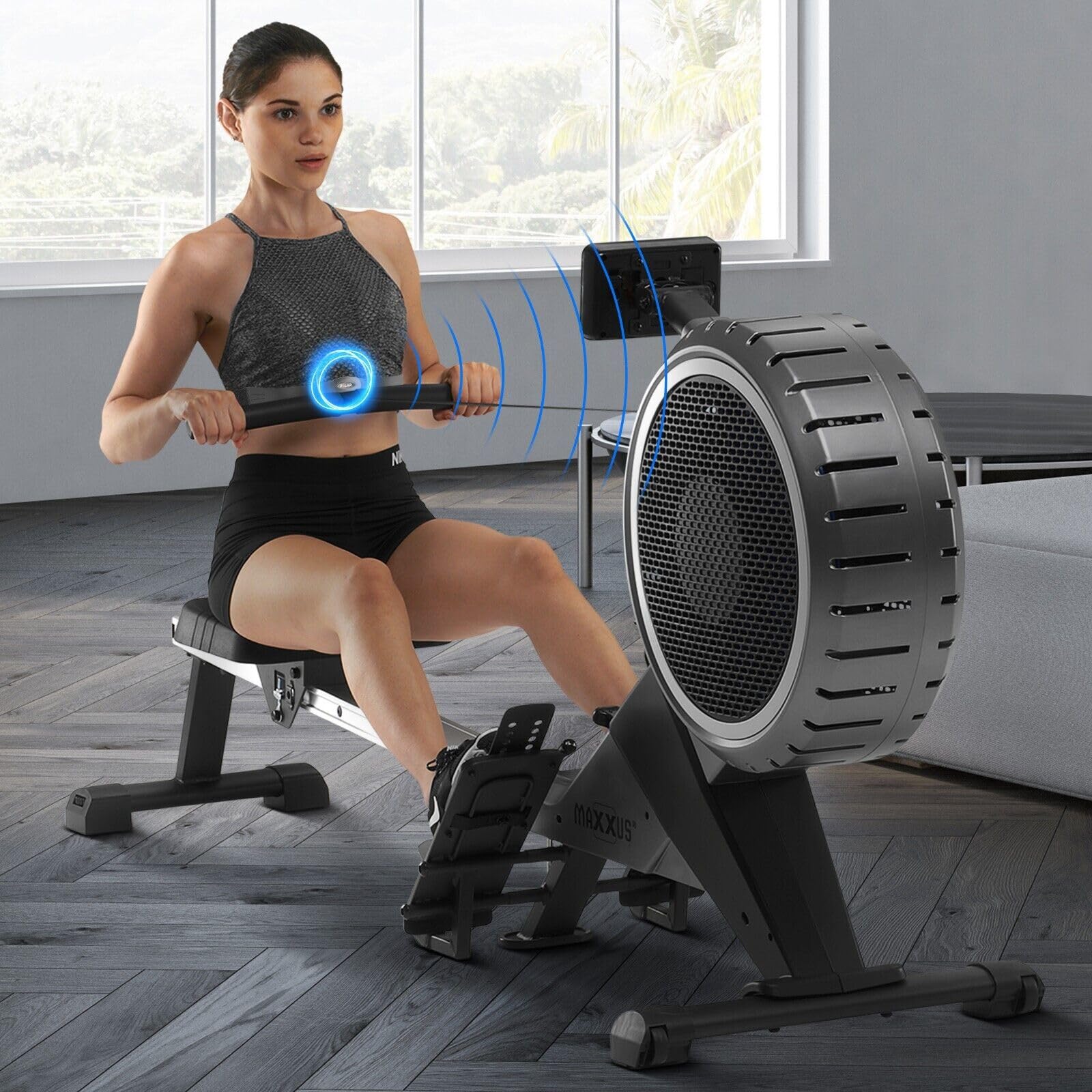 MAXXUS Ceinture Cardio Polar T34 - Fréquence 5 kHz, sans Fil, Compatible Universel, Imperméable, Anti-Transpirant, Taille M - Capteur Cardiaque, Moniteur de Fréquence Cardiaque, Entraînement