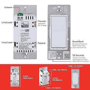 Style　SMART UltraPro 700 Series Z-Wave In-Wall Smart Light Switch with