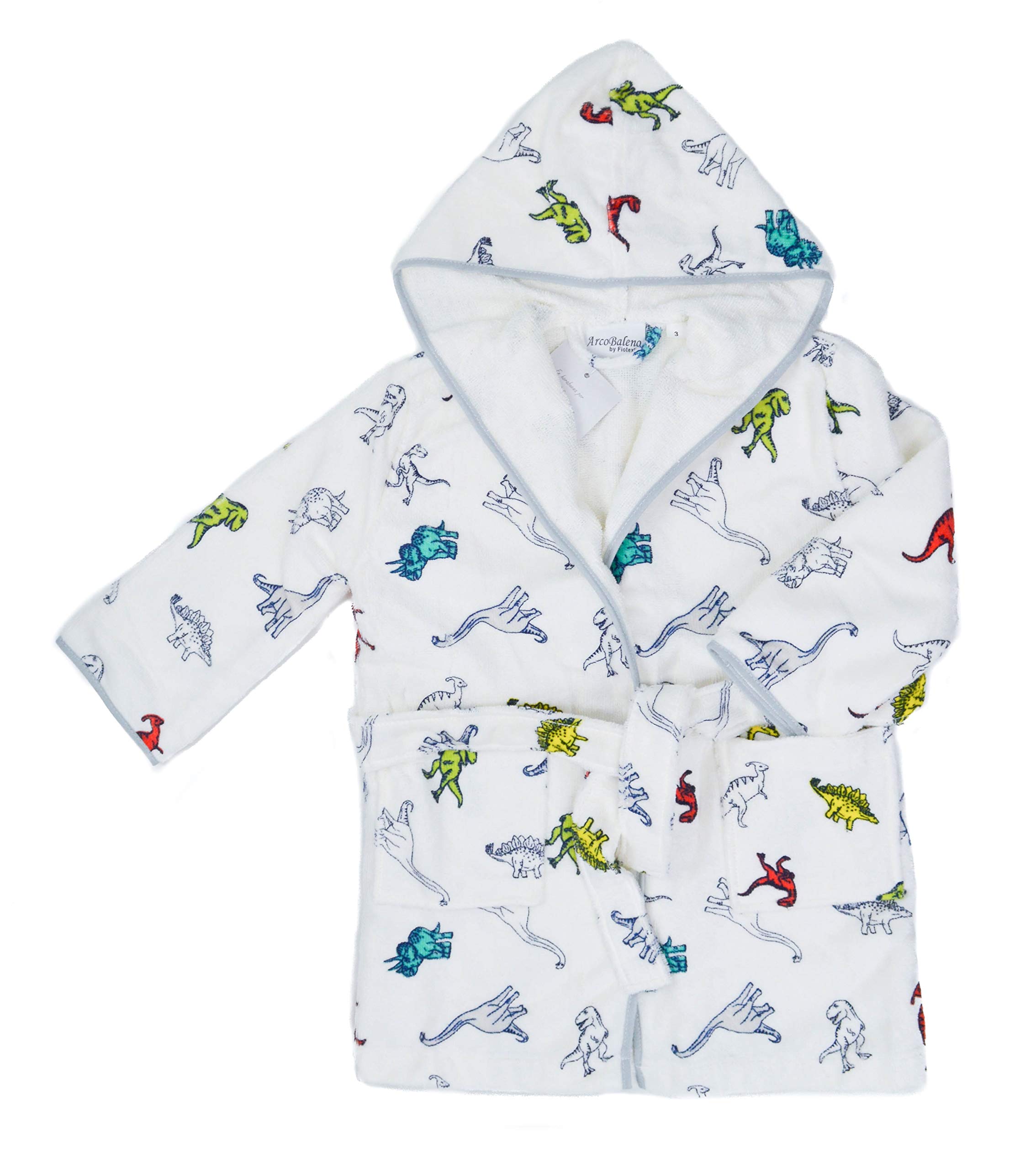 Accappatoio per bambini. Dinosauri