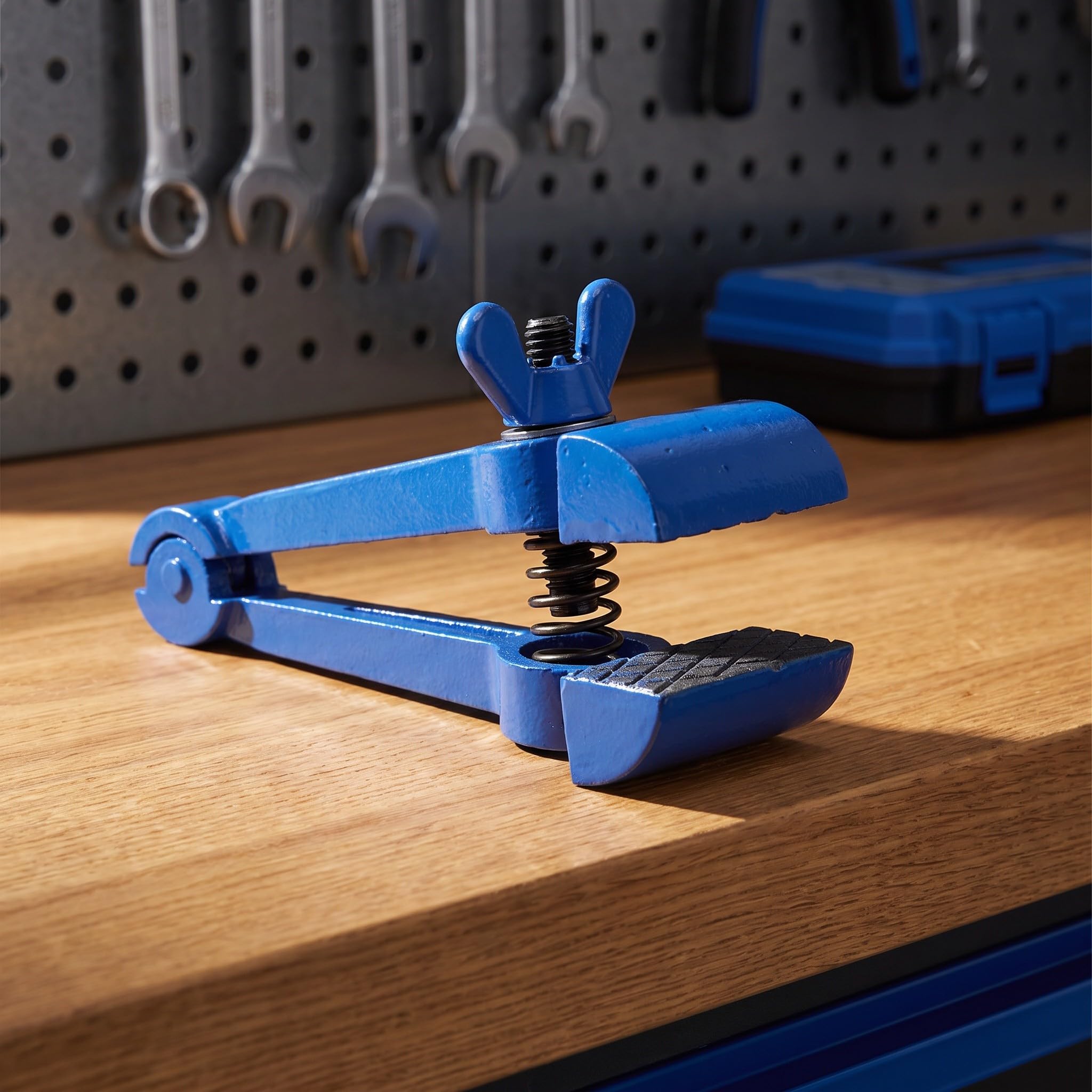 Generic 2 szt. miniaturowe imadła ręczne, precyzyjne i antypoślizgowe, | Kieszonkowe imadło ręczne, ergonomiczny uchwyt i relaksacja zmęczeniowa, wytrzymałe szczypce do wyrobu biżuterii, modelarstwa