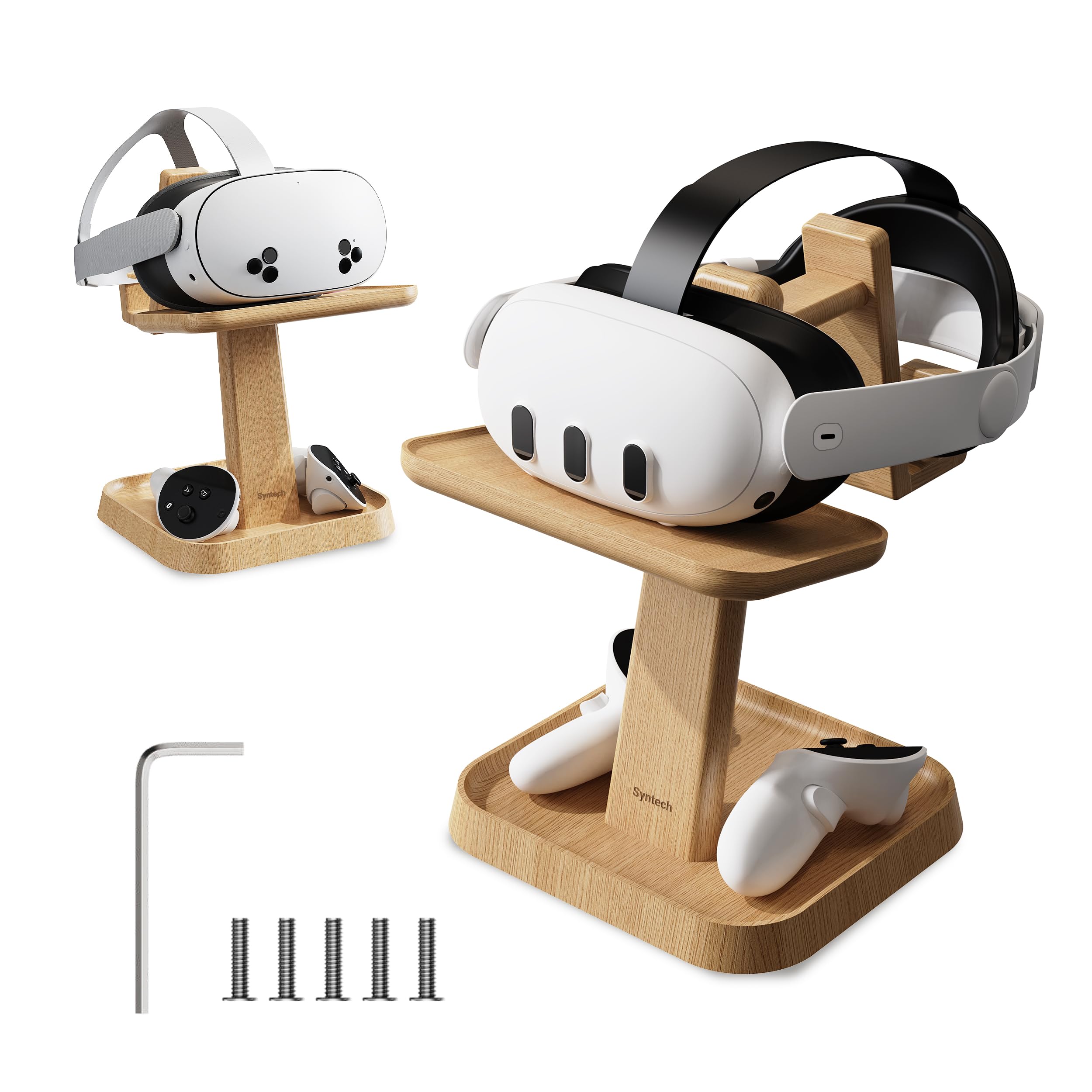 Amazon.com: Syntech VR Stand Wood Compatible with Meta Quest 3s/3