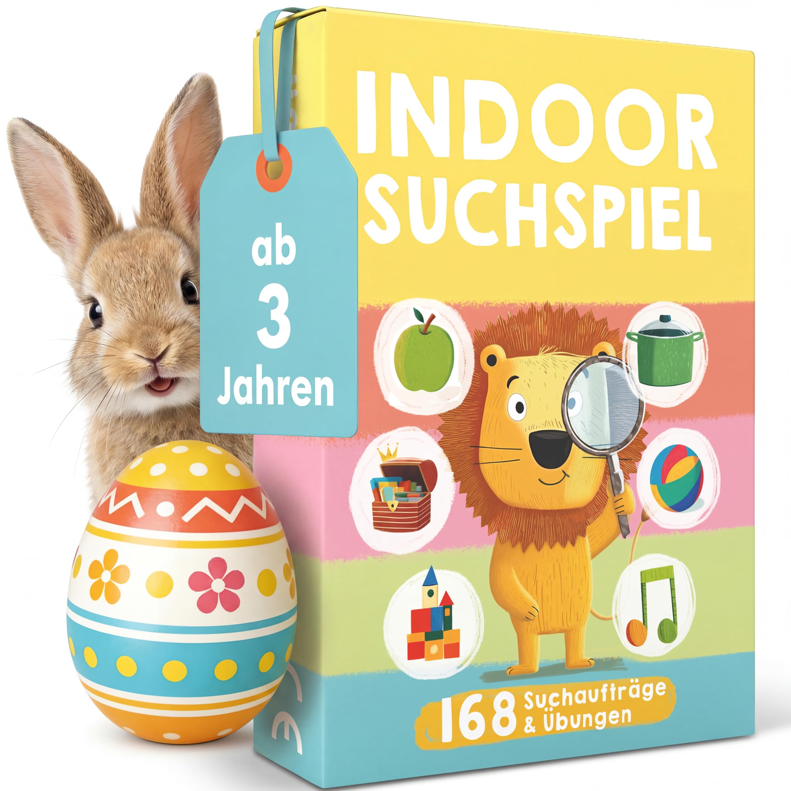 TWIVEE - Indoor Schatzsuche Karten für Kinder - Finde Es Suchspiel - Spiele ab 3, 4, 5, 6, 7, 8, 9 Jahren - Entdeckerkarten Kinder - Gefunden - Lernspiel & Geschenk für Mädchen und Jungen