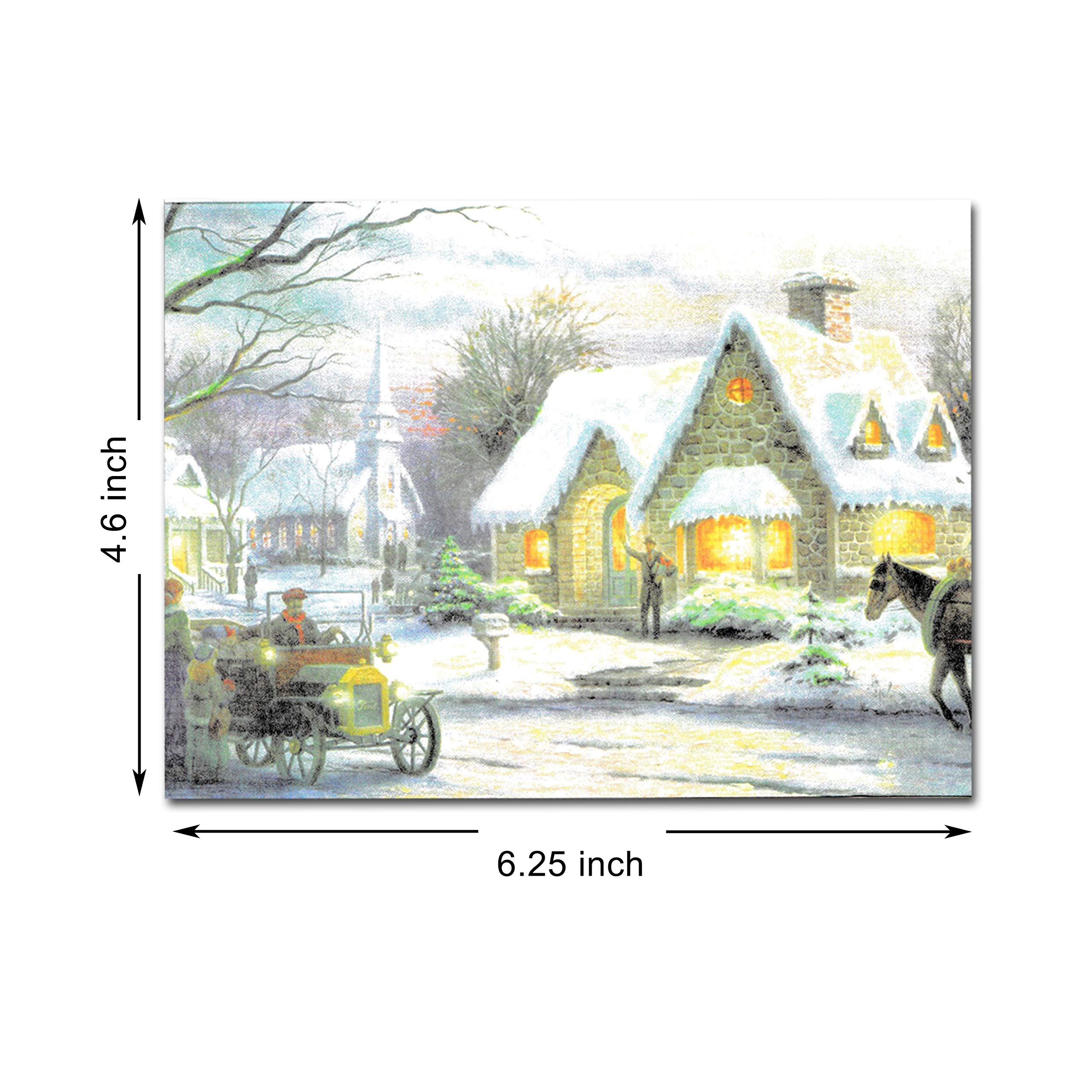 Collezione Di Biglietti Di Auguri Natalizi Con Il Decor Natalizio Santa Claus Doni Una Mappa Stagione Invernale Postazioni Per Image260289862