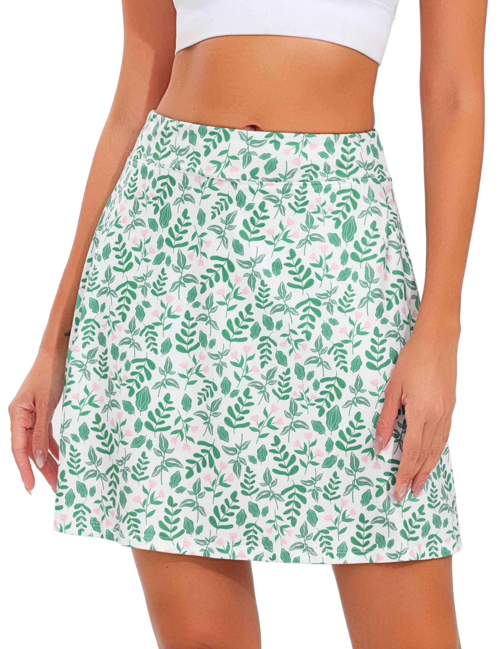 Gonna da Tennis Donna 2 in 1 Gonna Sportiva da Donna con Interna Pantaloncini Gonna Corta con Tasche Gonna da Corsa Golf Vita Alta S-XXL
