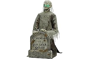 Spirit Halloween 3 Ft. Gravestone Ghoul Animatronic Activator