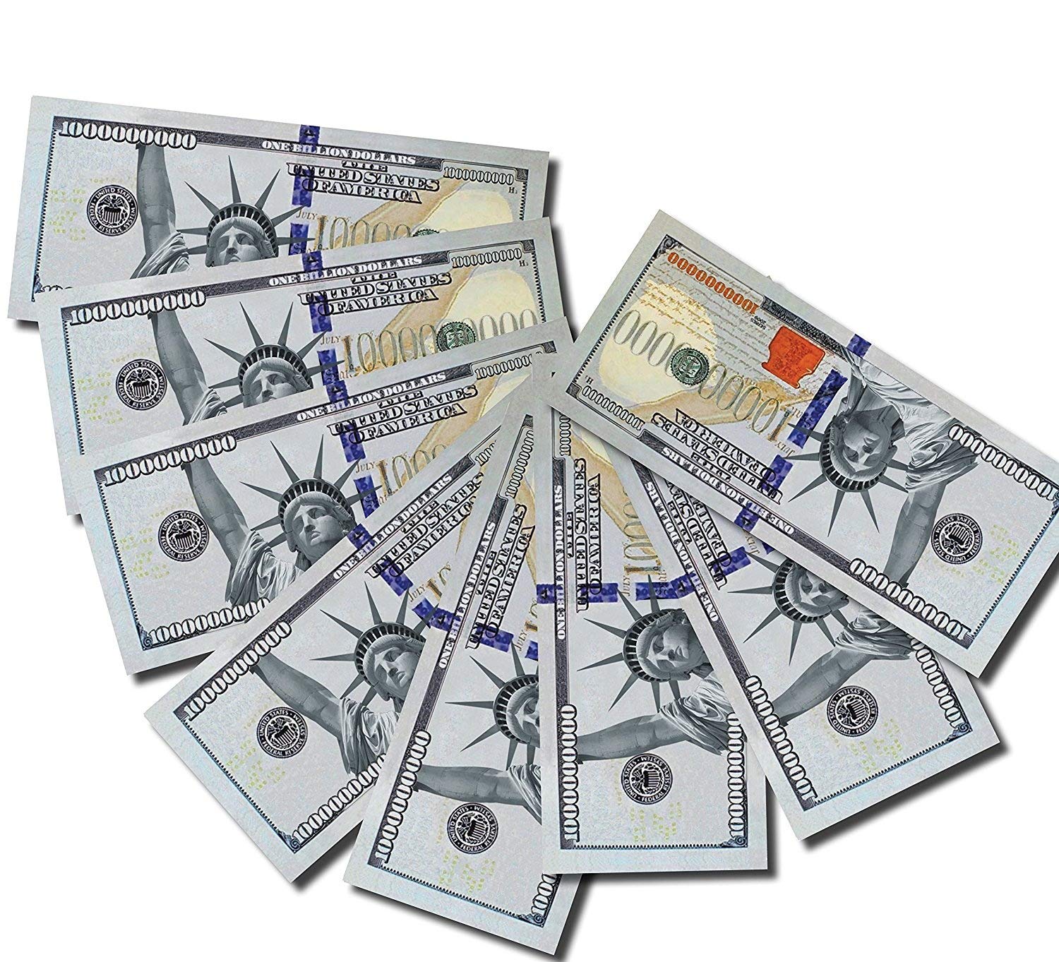 Buy Billion Dollar Fake Money Bills Pack of 50 Fake Dollars Real