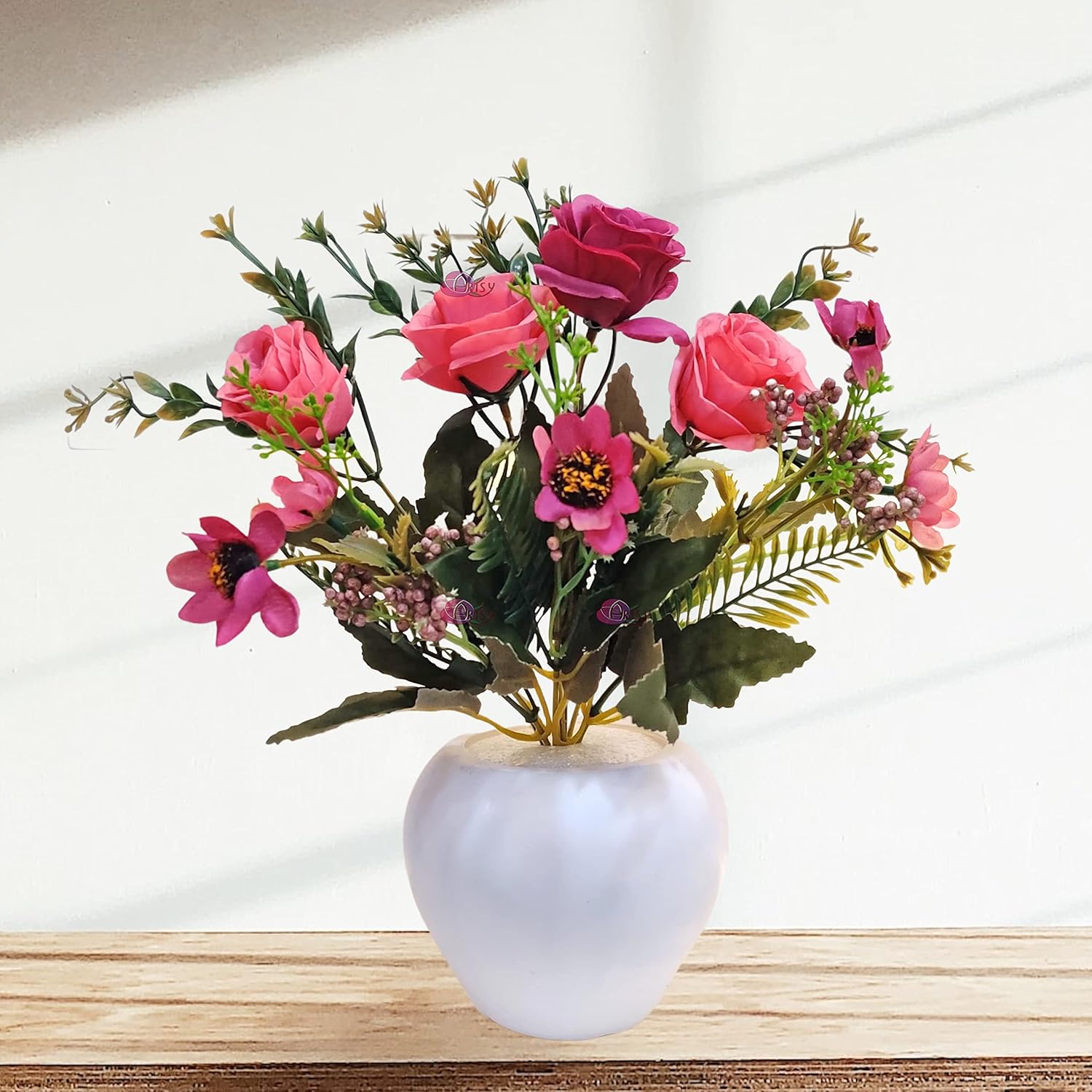 Buy ARTSY® Artificial Flowers with Pot for Decoration for Table top