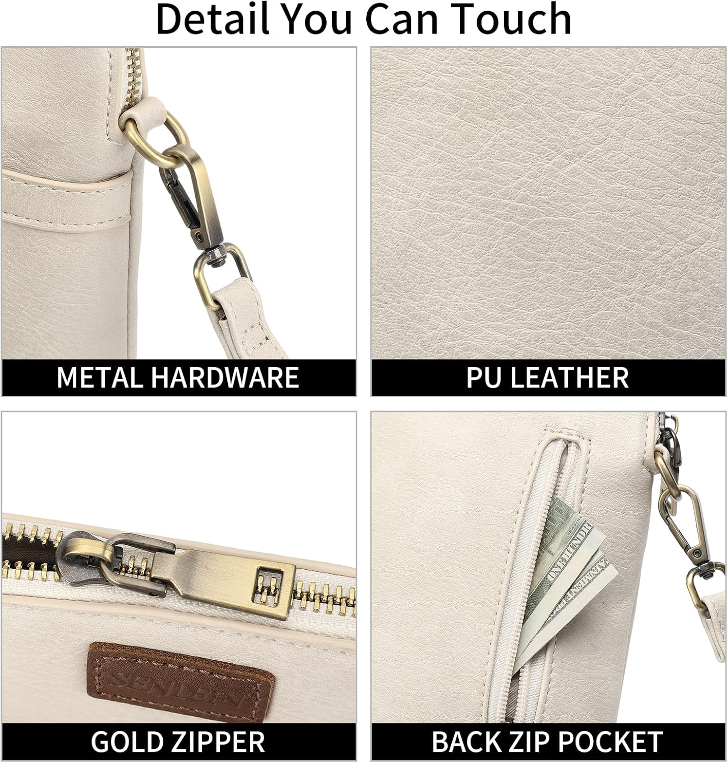 SENDEFN Cell Phone Purses for Women Small Crossbody Bag Shoulder Handbag with Adjustable Strap
