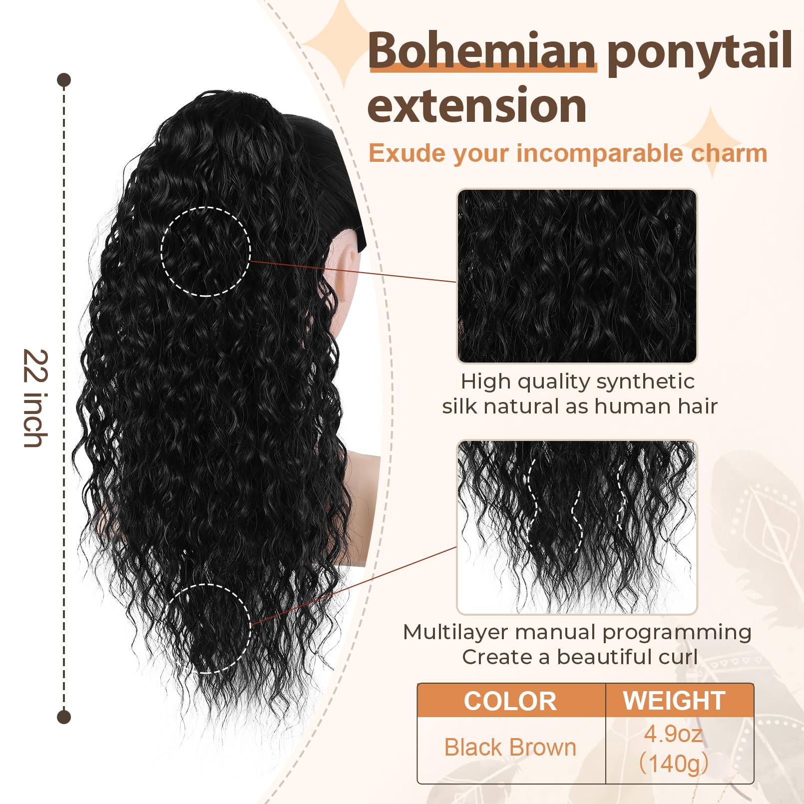 FLUFYMOOZ Ponytail Extension - Image 2