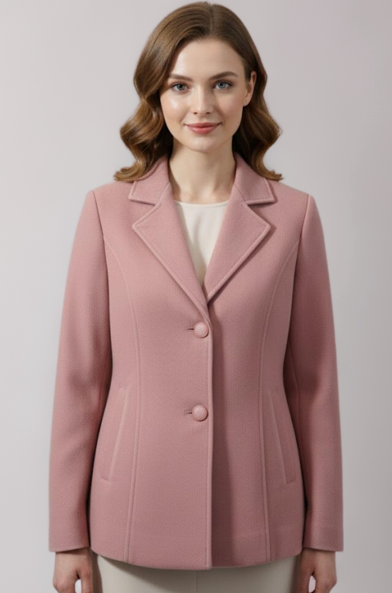 Women?s Solid Woolen Winter Blazer Stylish Regular Fit Jacket & Coat for Office & Casual Wear