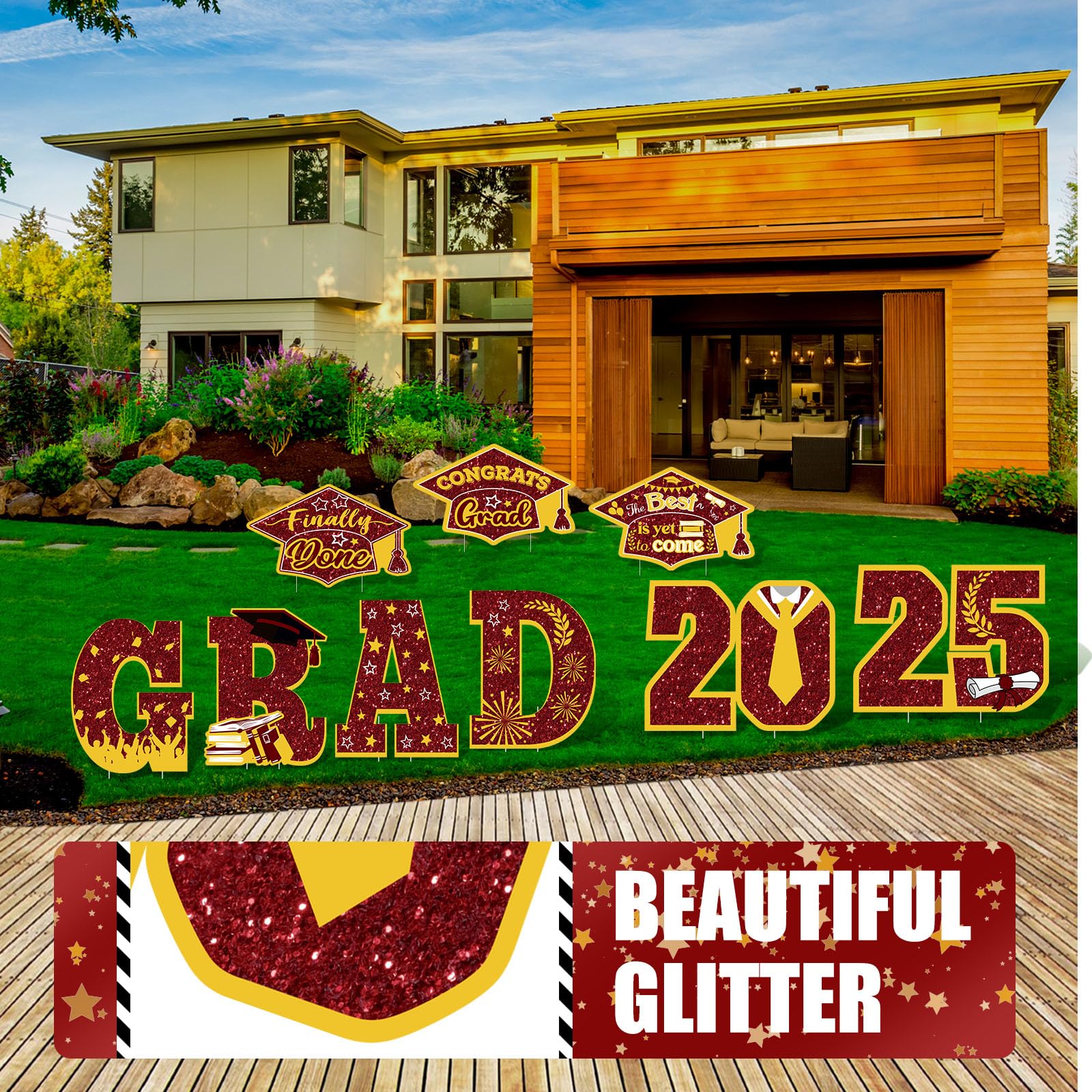 Snapklik.com : Yalikop Graduation Yard Sign Decorations Class Of 2025 ...