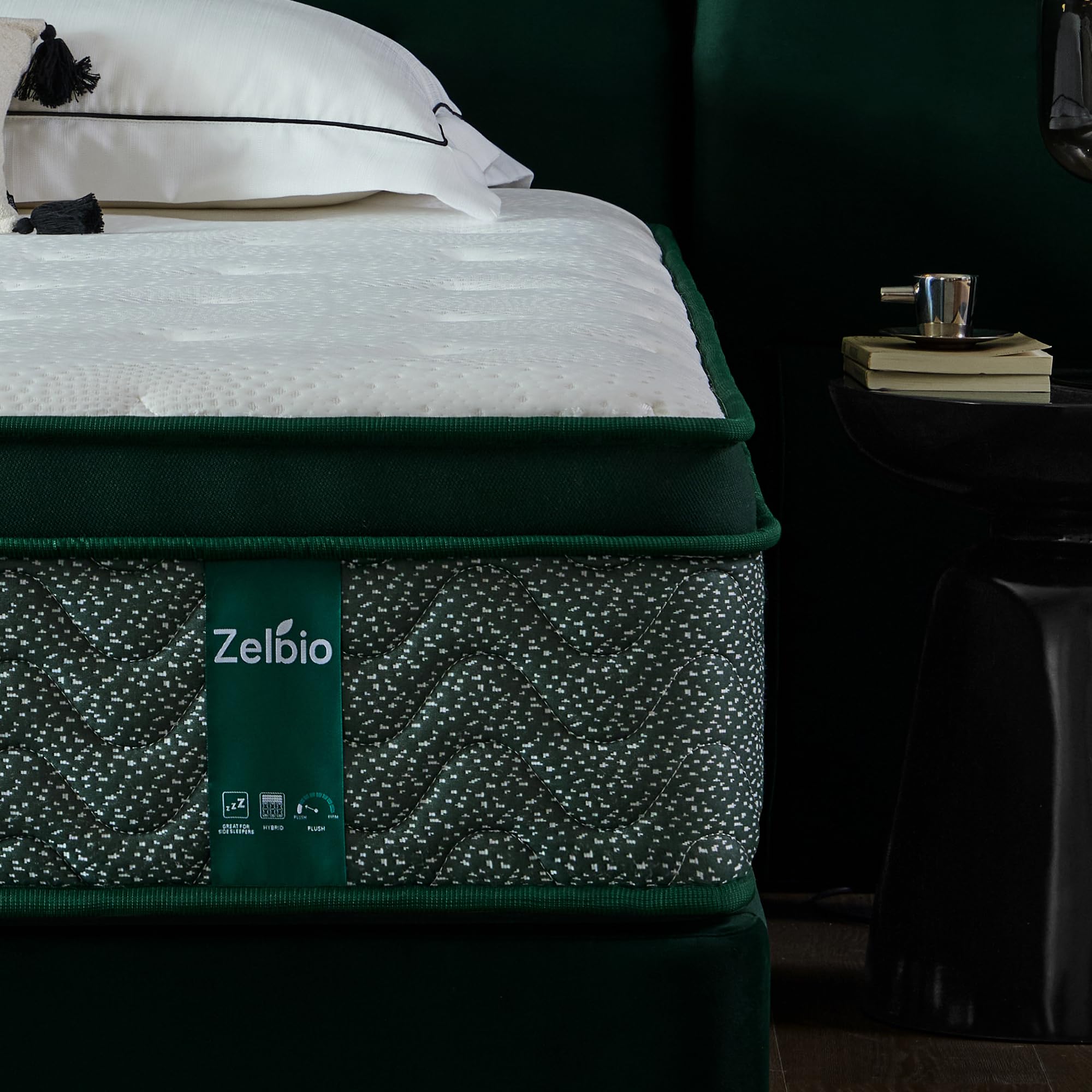 Amazon.com: ZELBIO 14” Queen Hybrid Mattress,Motion Isolation