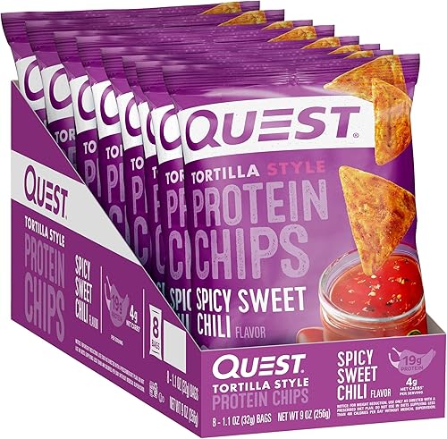 Miniatura 12 de Quest Nutrition Tortilla Chip de chile dulce picante, 1.1 onzas (paquete de 12)