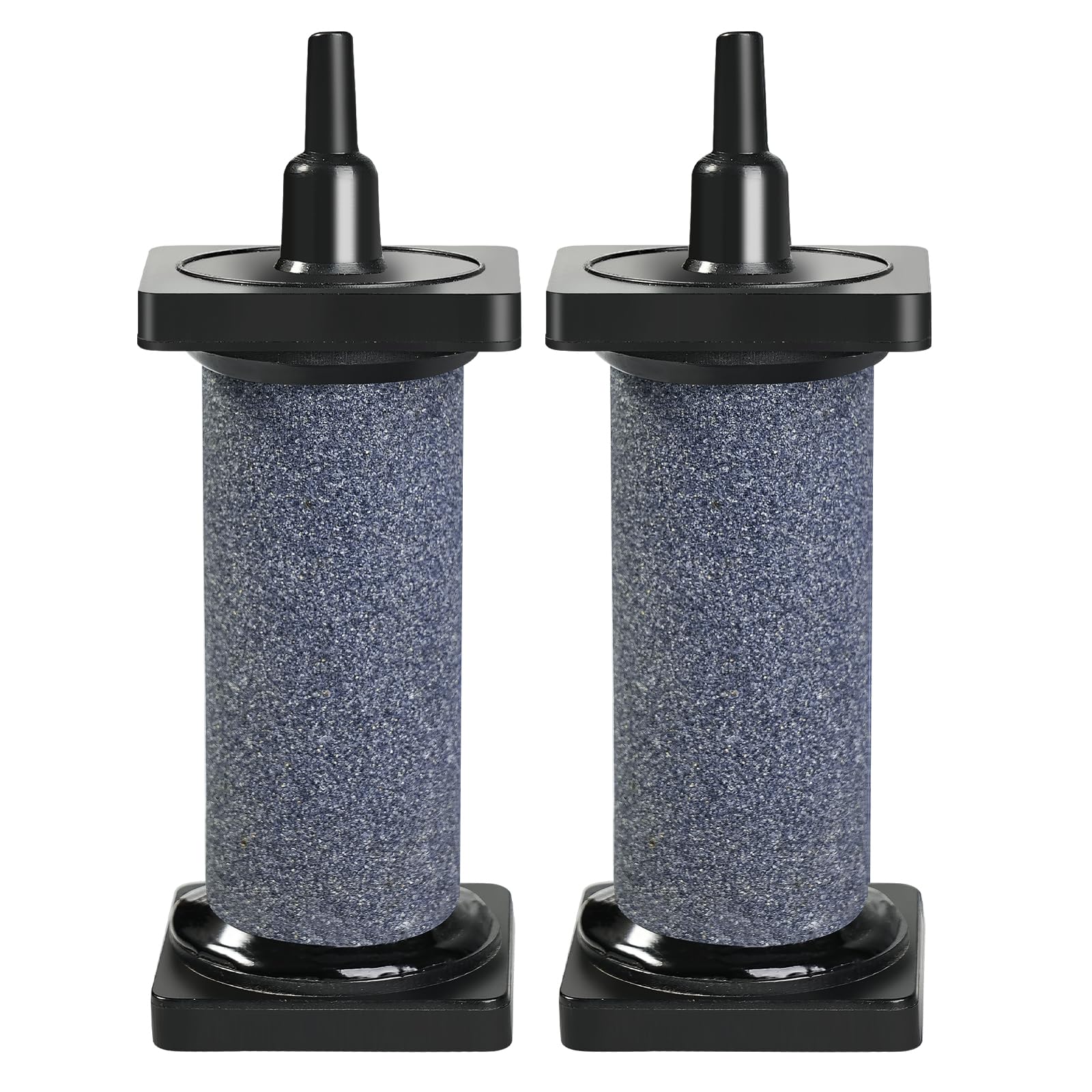 AQUANEAT Aquarium 3 inch Air Stone Cylindrical 2 Pack, Large Airstone, Aerator Bubble Diffuser, Air Pump Accessories for Aquariums, Hydroponic, Ponds and Fish Tanks