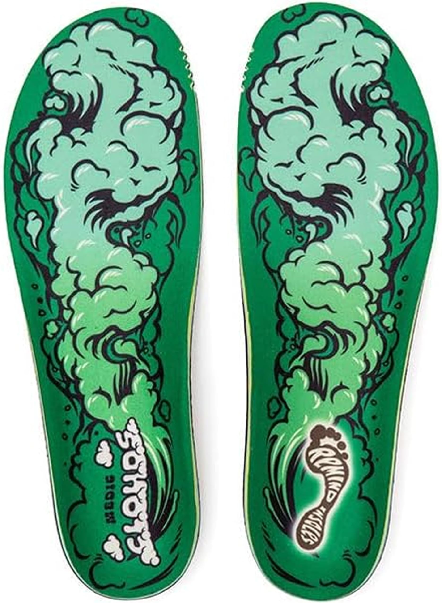 Insoles Medic | Shoe Inserts for Mid-High Arch Support | Ski Boot, Snowboarding & Skateboarding | Walking & Running | Lightweight Comfort | Clouds | Mens Size 12-12.5