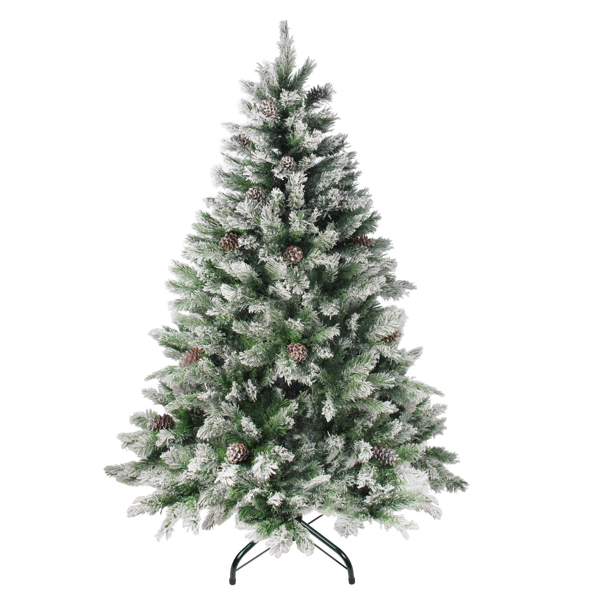 Northlight Angel Pine Cones Christmas Tree, 6 ft, Green