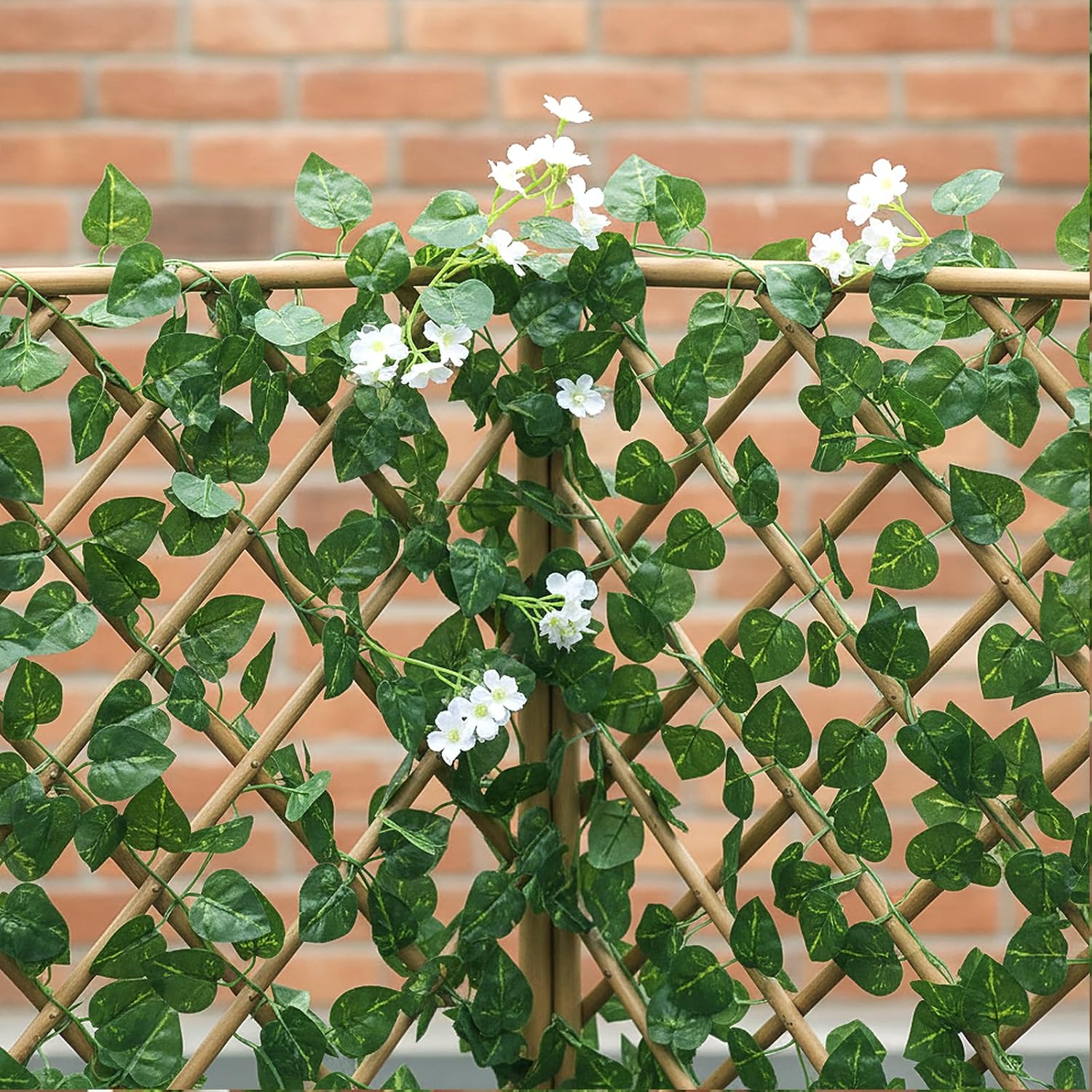 CEWOR 72 Pack 474ft Fake Vines with Leaves for Bedroom Decoration, Ivy Garland Fake Ivy Leaves Artificial Greenery Garlands Hanging Vines for Room Decor Wedding Wall Indoor Outdoor