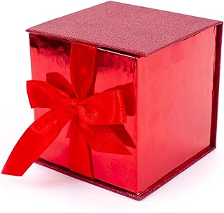 Signature Small Gift Box with Fill (Red Glitter)