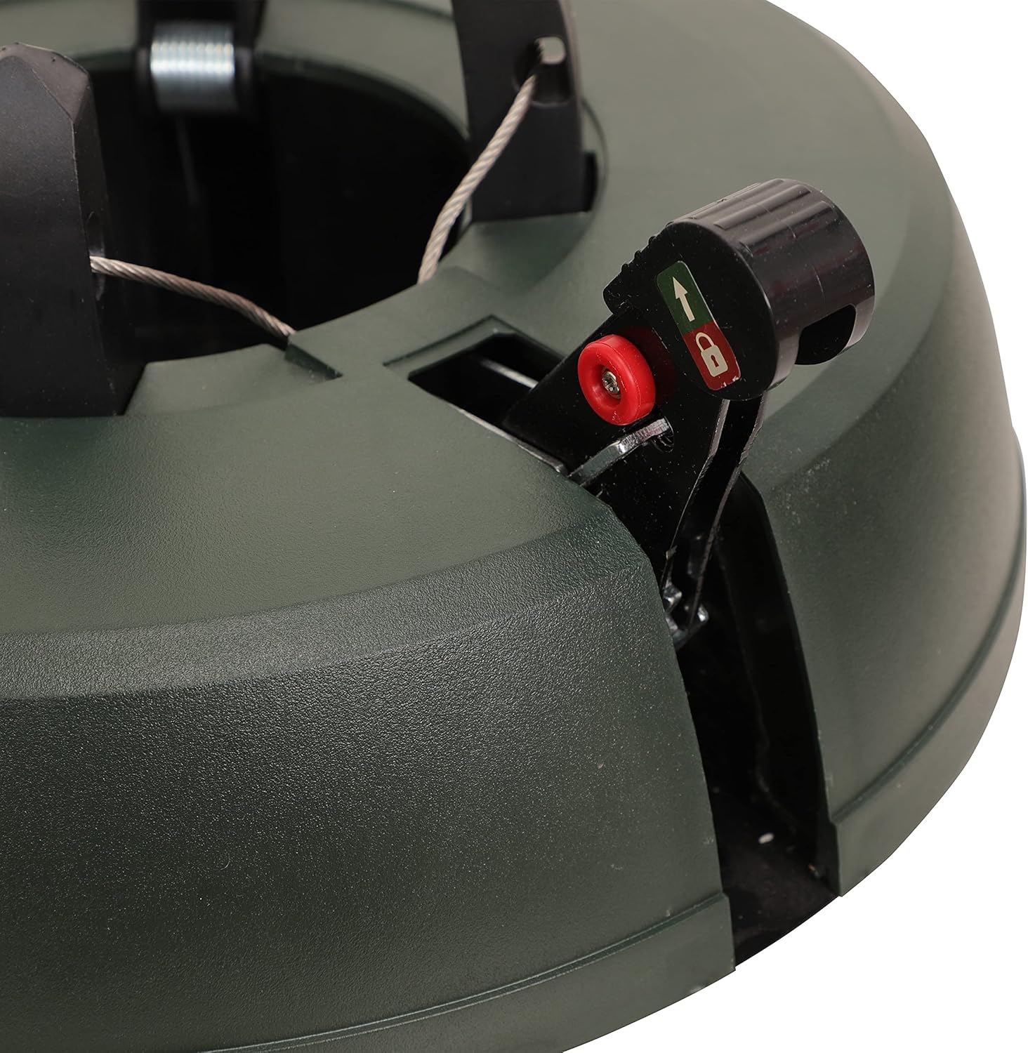 14.5" Dia. Real Christmas Tree Stand, Holds up to a 8 ft Tree with 1.25" - 5" Dia. Tree Trunk, 3.5 qt Water Load Capacity