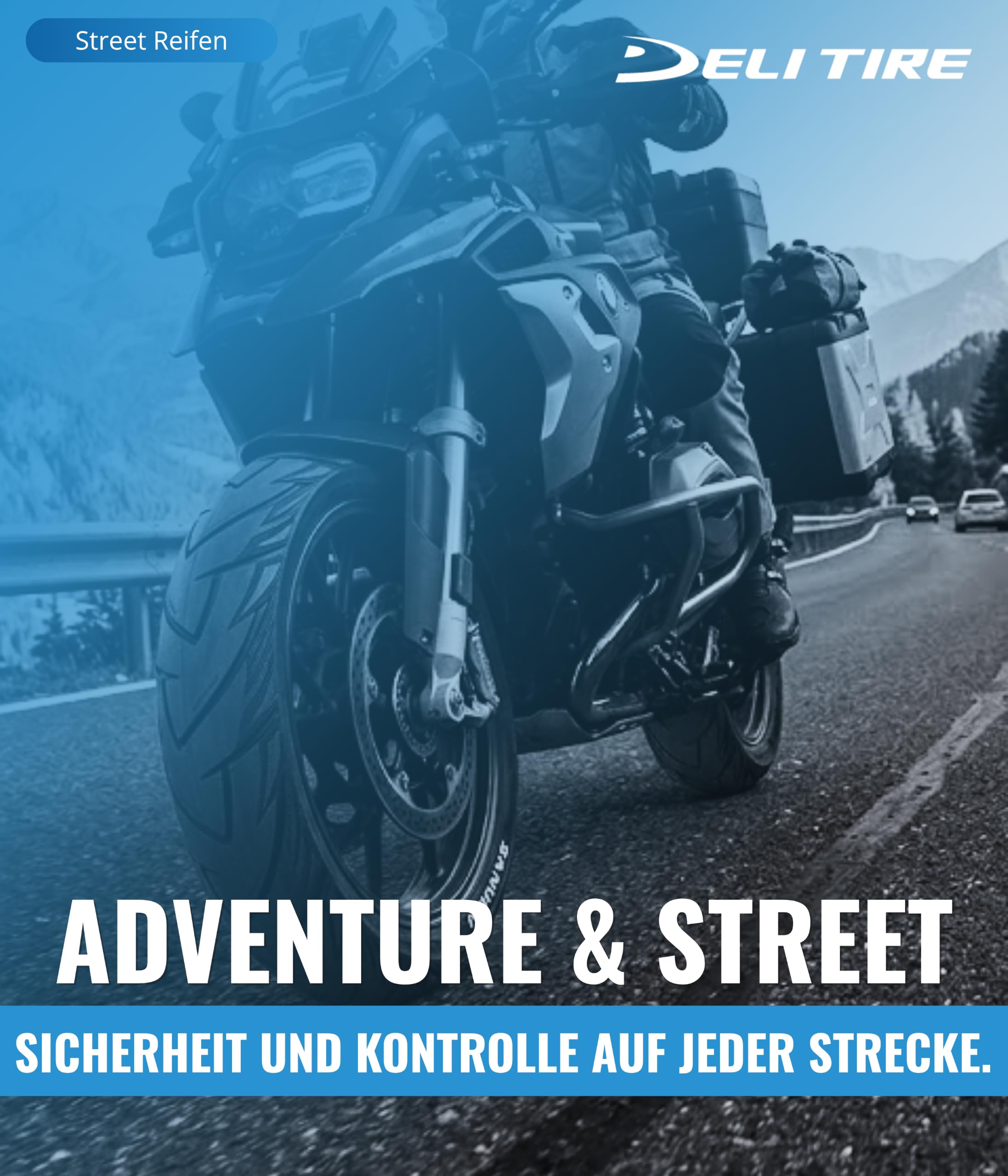 Motodak PNEU Moto 17" 130/70 X 17 Deli SB128R TL Samurai 62H (Route)