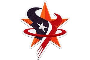 Houston Sports Parody Trio Patch - Officially Licensed Houston Texans Iron On