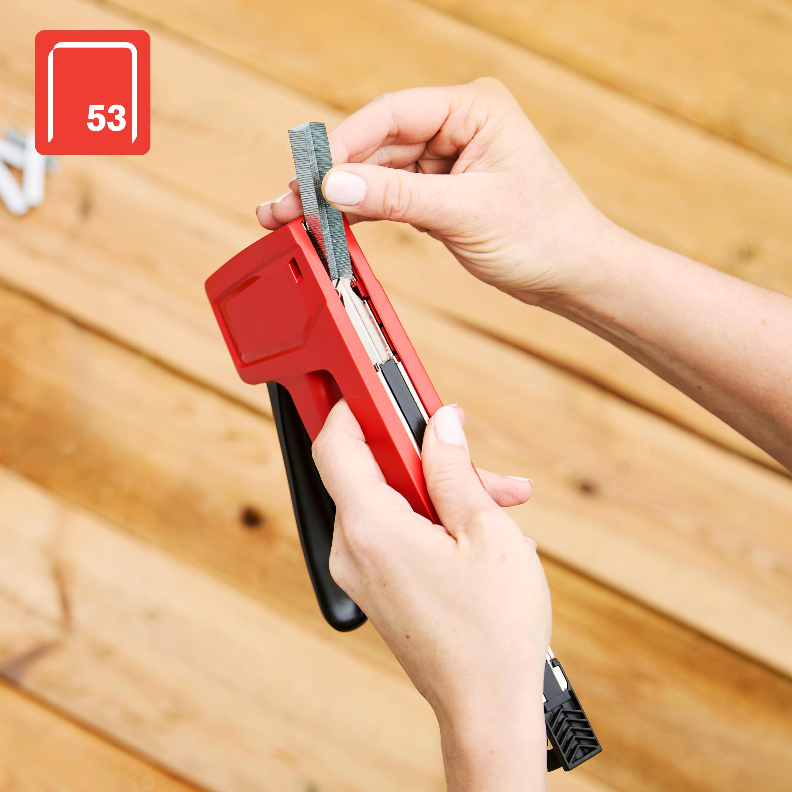 Rapid 5001747 – Grapadora R53 Manual Ligera Con 1080 Grapas Nº53 | Diseño resistente, carga rápida y grapado estable para oficina, comercio o uso profesional