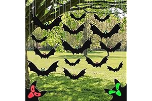 Glow in the Dark Halloween Corn Stalks Yard Stakes