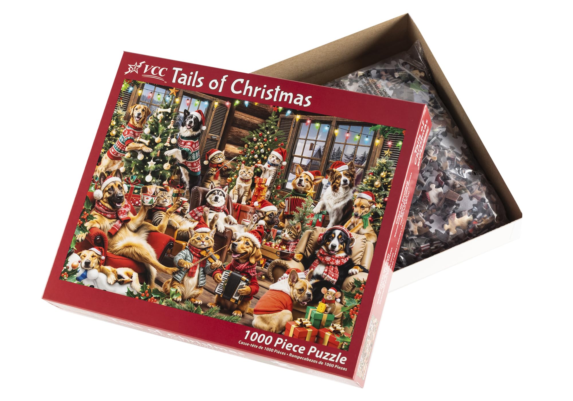 Vermont Christmas Company La Vita Di Un Gatto Jigsaw Puzzle 1000 Pezzi