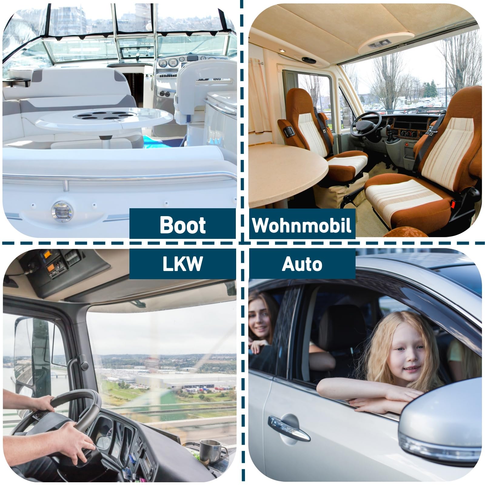 Magicbox Support de voiture pour Starlink Mini avec 3 ventouses, puissance d'aspiration de 30 kg, pour voiture, camping-car, bateau et camion, flexible, installation rapide
