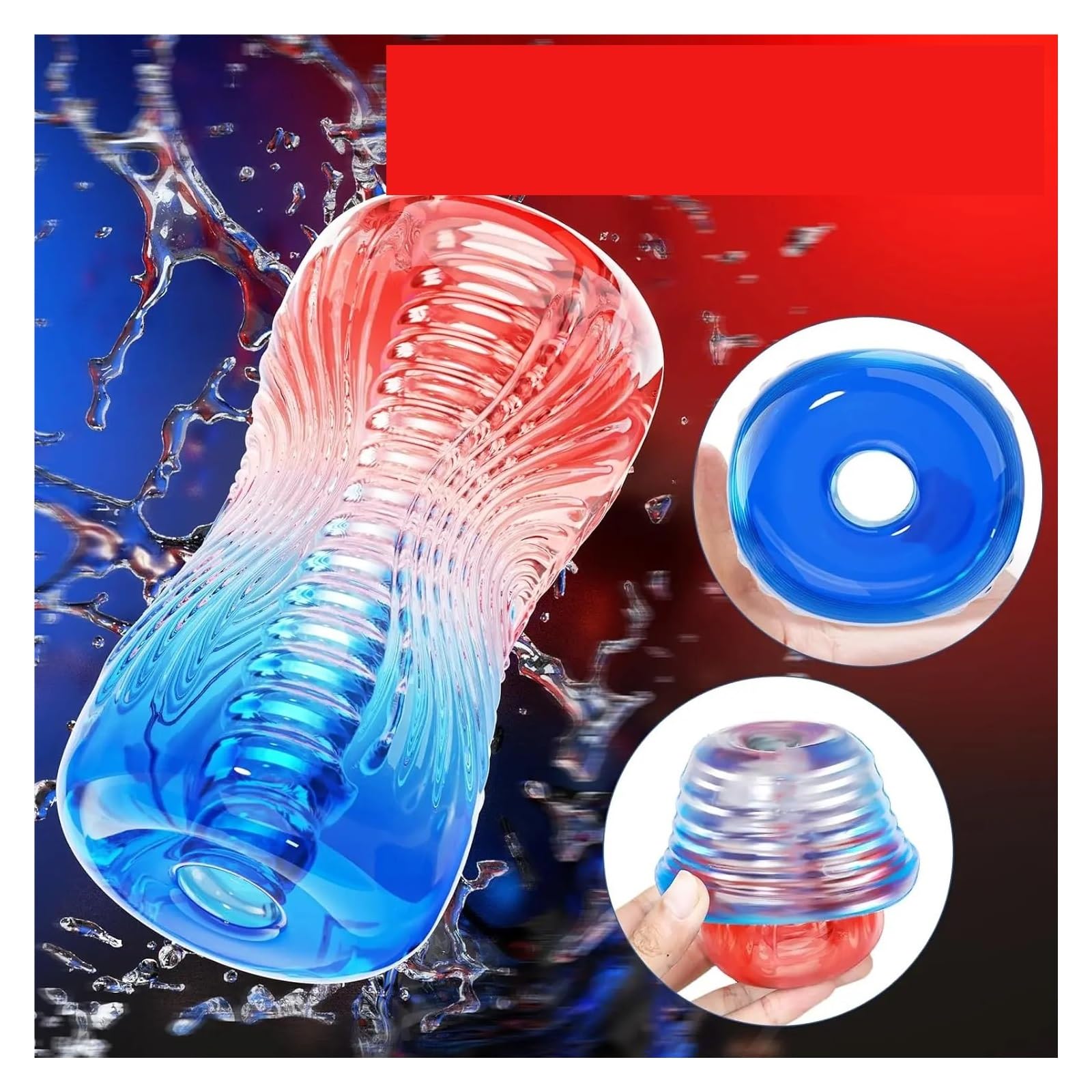 Masseur de relaxation musculaire portable en silicone de qualité supérieure - Appareil manuel de soulagement de la tension for hommes, outil de gestion du stress et de l'anxiété, facile à nettoyer