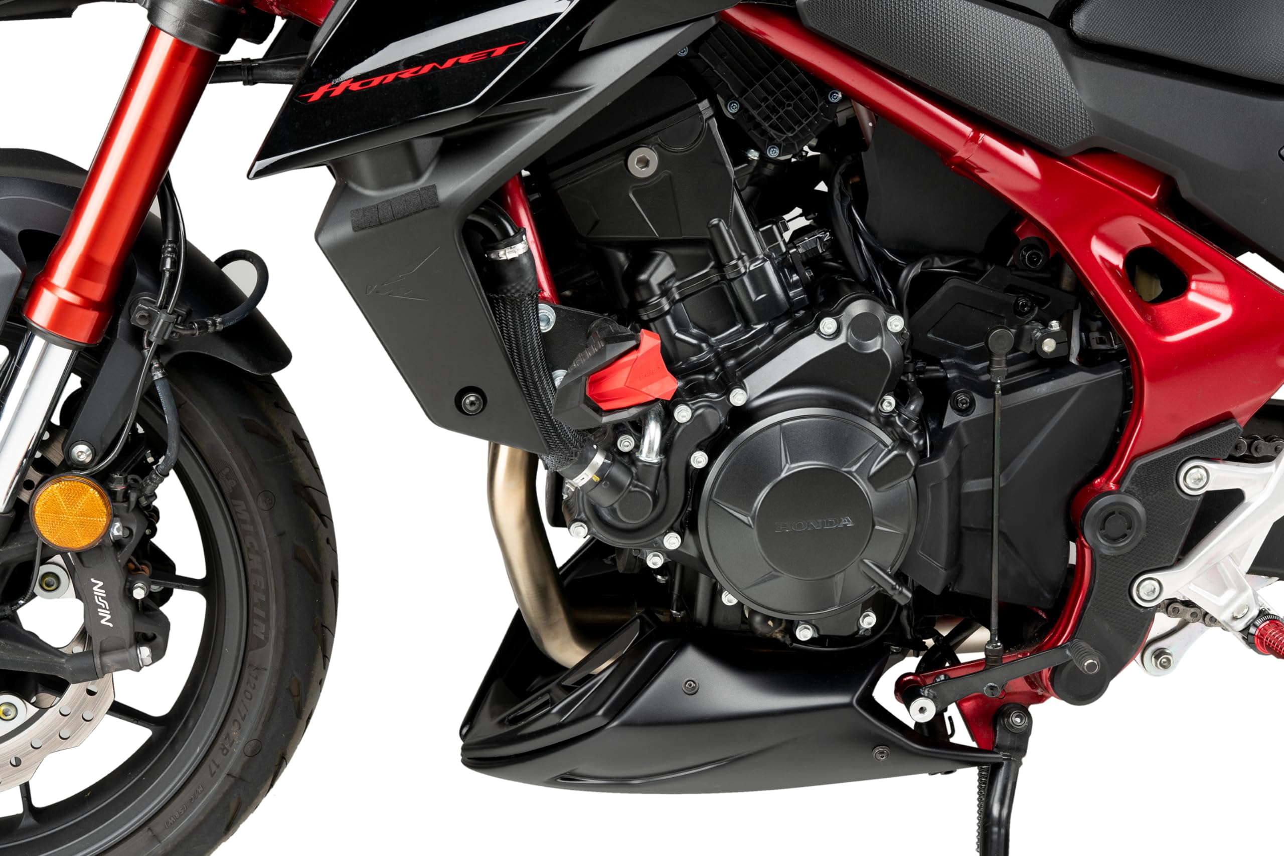 Puig 21481J Sabot Moteur en ABS résistant, Noir Mat