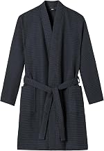 Schiesser 178401 Men's Waffle Pique Bathrobe