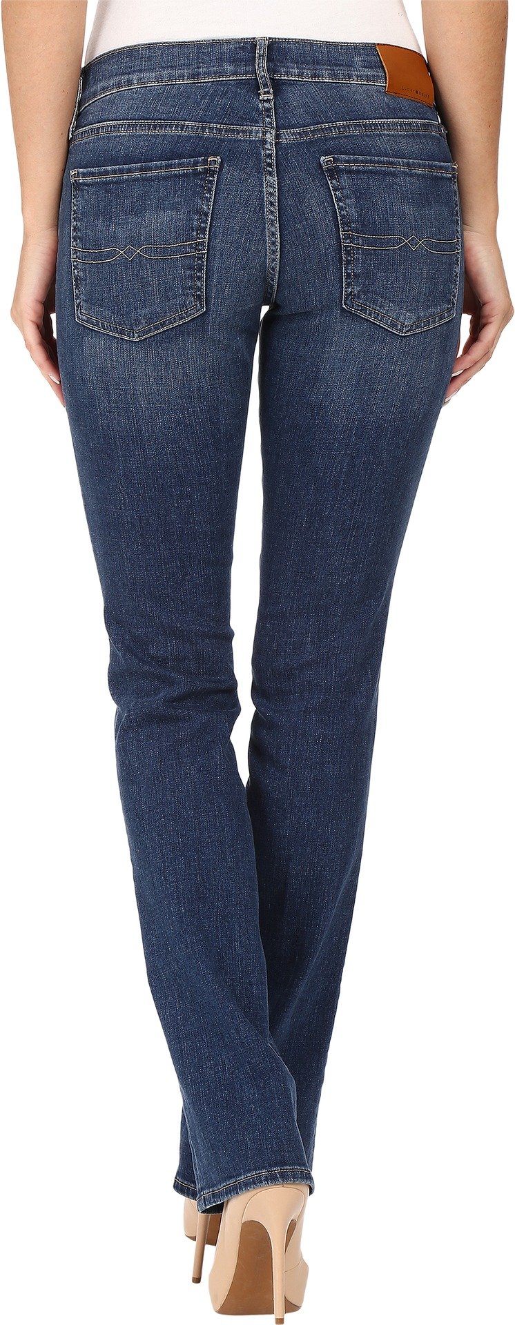 Lucky Brand Jeans de Corte Recto Easy Rider de Tiro Medio - Jean Mujer