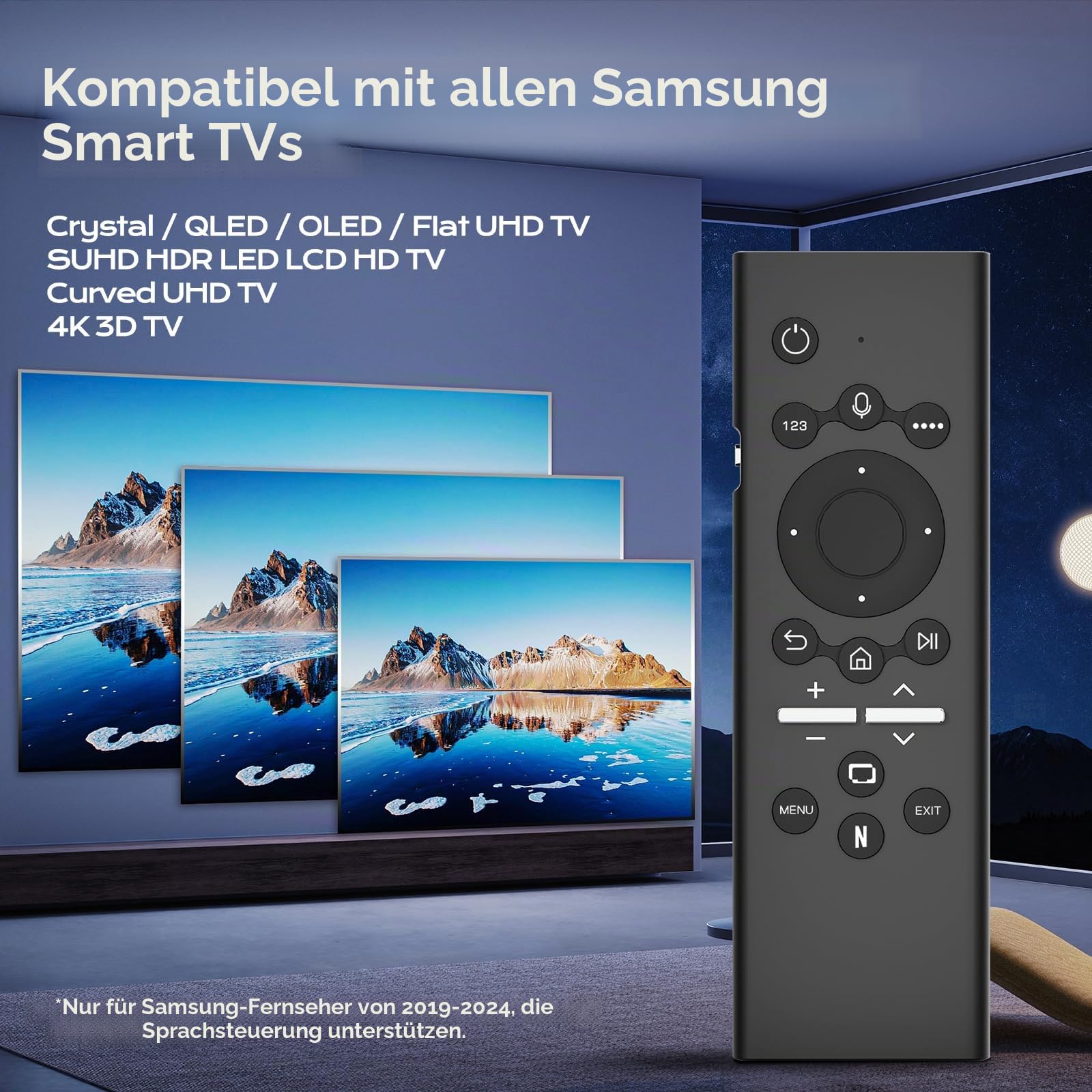 BOXPUT G71S Pro Ersatzfernbedienung für Samsung Smart TV