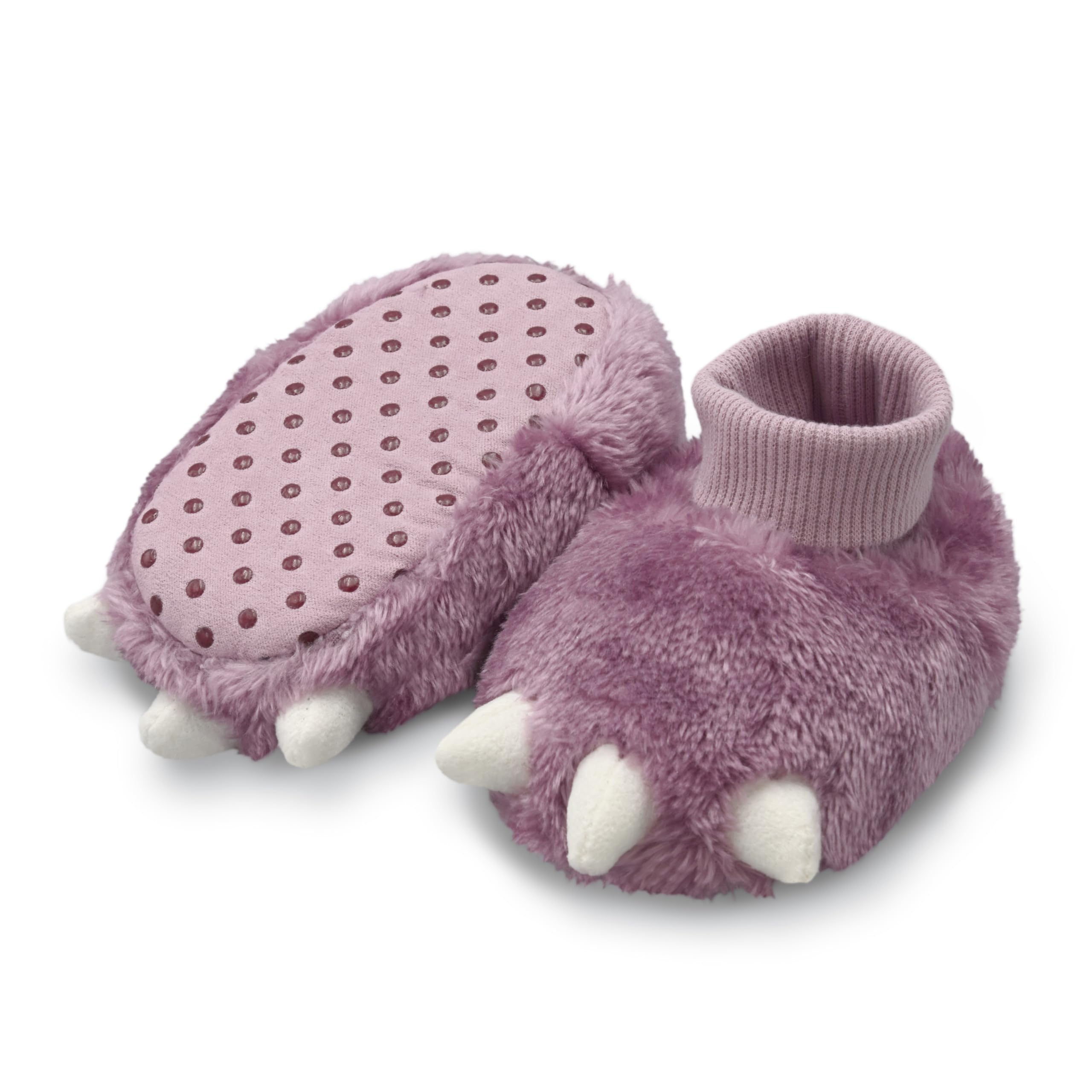 Carter's Baby & Toddler Claw Slipper - Cozy Anti-Slip Bootie for Babies