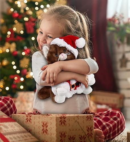 Miniatura 6 de DollIiBu - Juego de ropa de oso de peluche pequeño, colección de ropa de oso de peluche para unicornio, oficial de policía, vestido de Papá Noel,