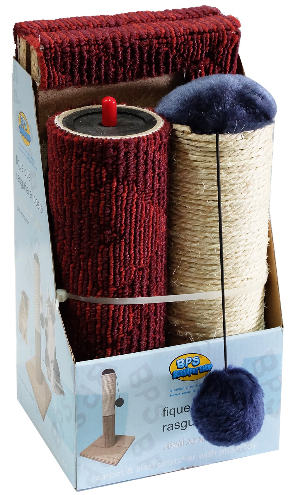 CATZY | Rascador Para Gato 73cm Con Bola De Juguete Para Gato, Poste Rascadores Para Gato
