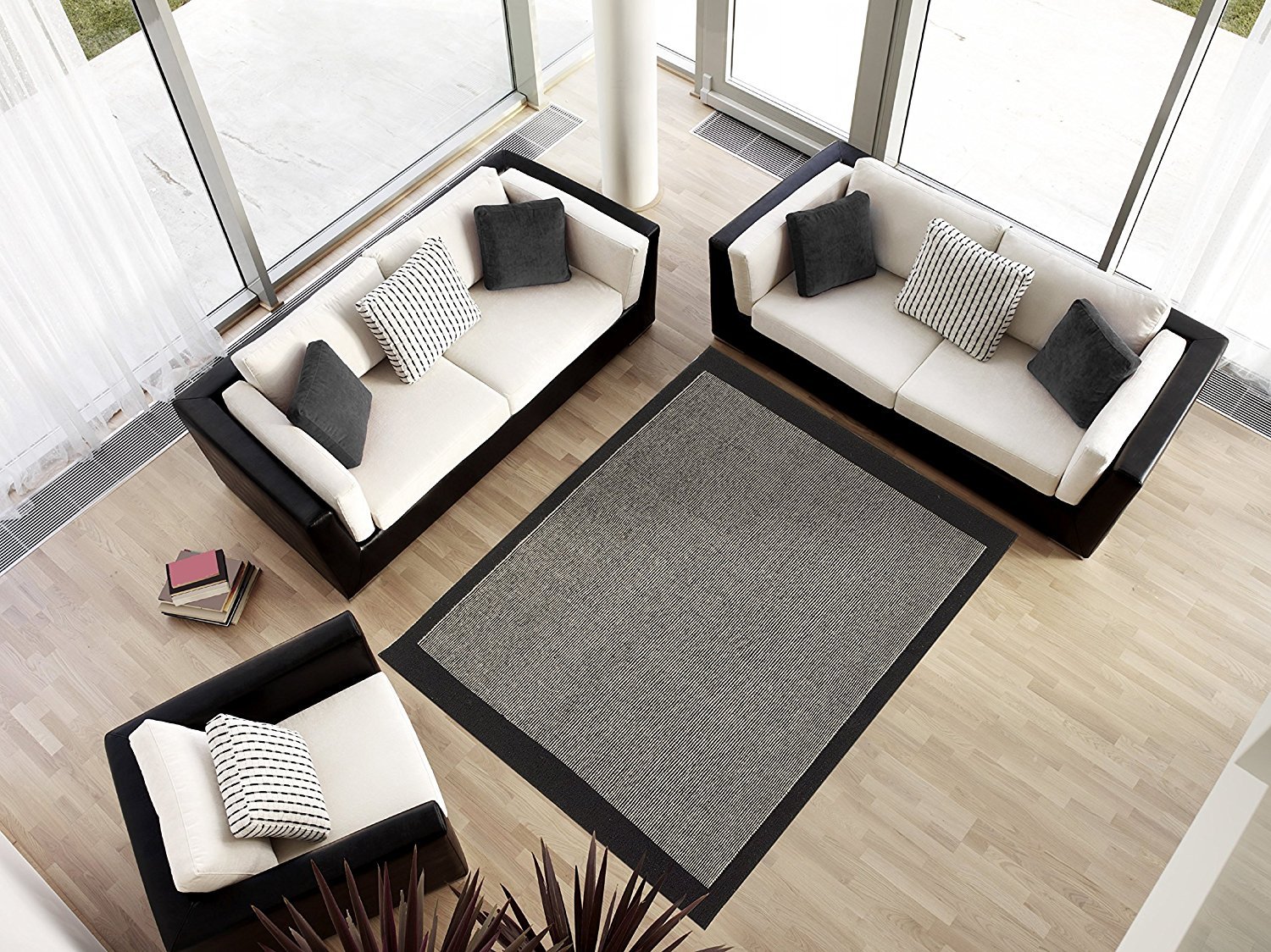 Galleria Farah1970 - 200x140 CM Kilim Autentico, Originale e Fatto a Mano Ideale Per la Sala, Salotto, Ufficio, Seconda Casa e la Cucina