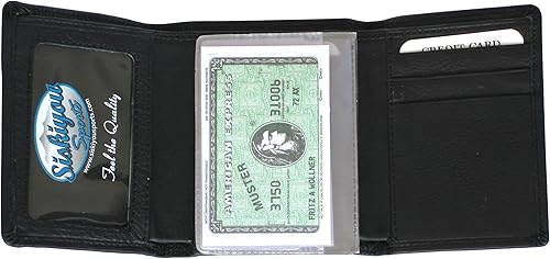 Miniatura 5 de Siskiyou Sports NCAA - Cartera de cuero de tres pliegues