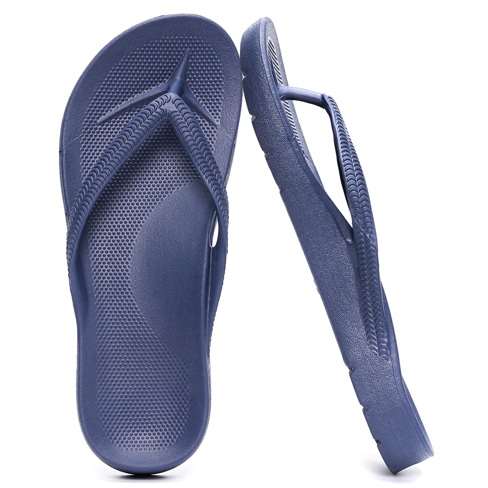 VIVASUN Flip Flops Damen Herren Zehentrenner Sandalen mit Mittelfußstütze Komfortable Badeschuhe Rutschfest Badeschlappen Wasserfest Dusche Flip Flops