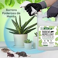 Vista 3 de Mighty Mint Spray Repelente de Roedores de Aceite de Menta con Paño de Microfibra – Control Natural para Interiores y Exteriores para Ratones