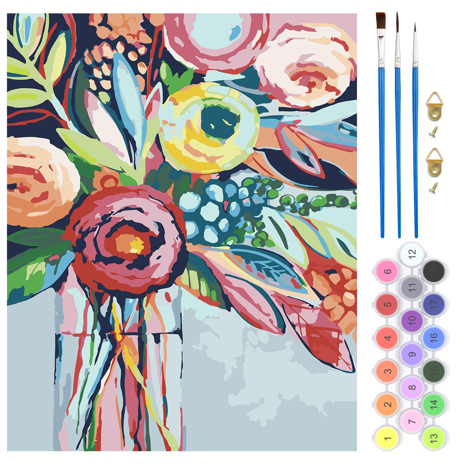 Pintura por números - Amantes Con Paraguas Abstracto – Figured'Art Pintura por números - Amantes Con Paraguas Abstracto – Figured'Art