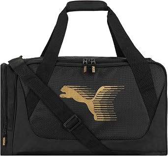 PUMA unisex-adult Form Factor Duffel with Adjustable Strap, Padded Bottom & Zip Pockets