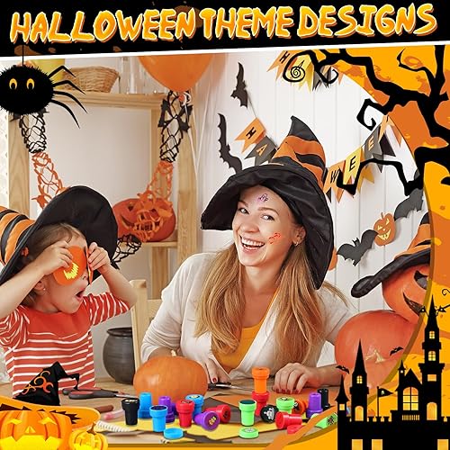 Miniatura 17 de Geelin 100 sellos surtidos de Navidad para niños, sellos de tinta para calcetines a granel, regalos de fiesta para niños, fiesta de Navidad, aula