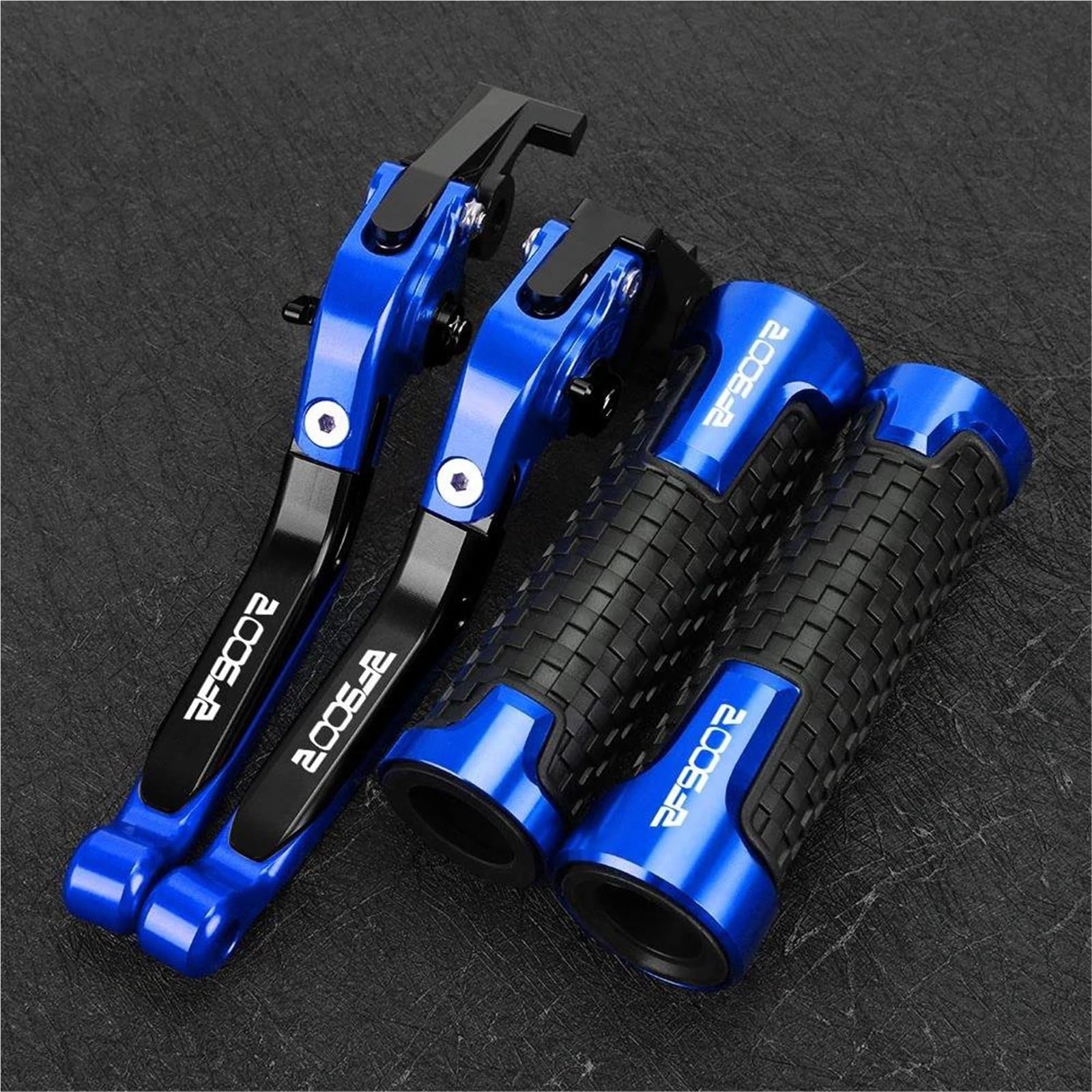GQUIKGW Replace Control Handles Motorcycle Accessories Adjustable Pivot Brake Clutch Levers for Suzuki RF900R RF 900R 1994-1997(Blue 2)