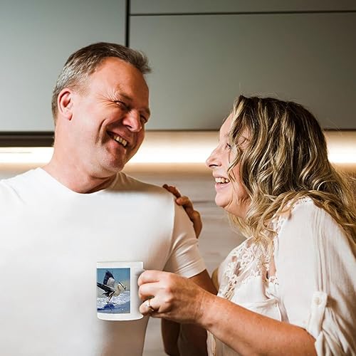 Miniatura 4 de 3dRose Florida, Captiva Island Blue Heron Bird-Us10 Bja0183-Jaynes Gallery - Taza de cerámica, 11 onzas, color blanco