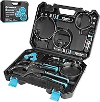 Vista 13 de DURATECH Llave de filtro de aceite giratoria estándar, herramienta de extracción de filtro de aceite, se adapta a filtros de 3-1/4" - 3-7/8", ideal