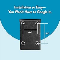 Vista 15 de Buzones arquitectónicos 2681B Buzón de pared Marina color negro, pequeño