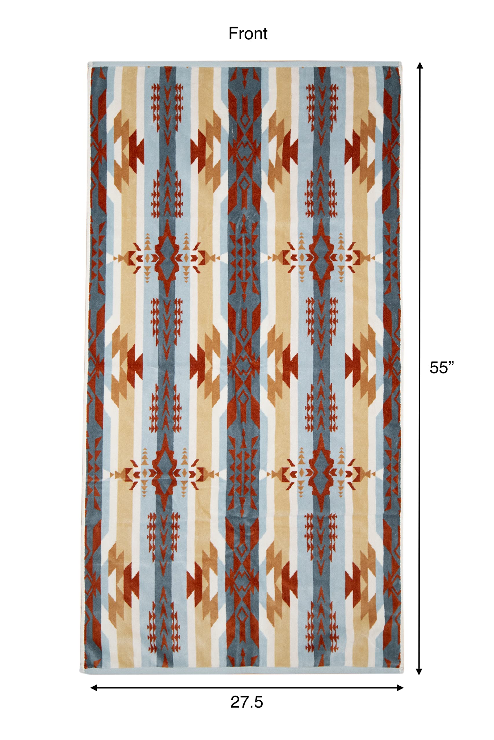 Carstens Rowen Southwestern Jacquard Hand Towel- W. Titley & Co