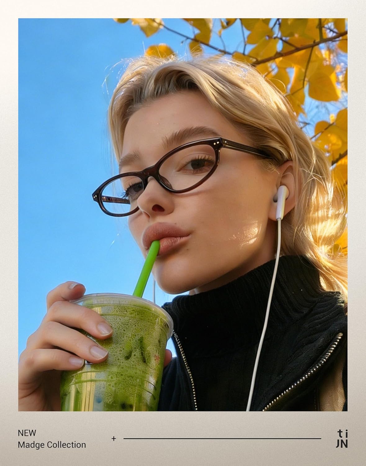 TIJN Magnus Blue Light Blocking Glasses for Women Men,Square Cat Eye Frame Bluelight Glasses for Gaming/Computer/Screen - Image 9